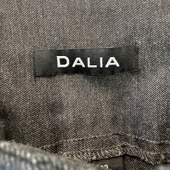 DALIA‎ Women's Elastic Waist Pull On Dress Pants Gray Size 12 Business Casual - Picture 5 of 12